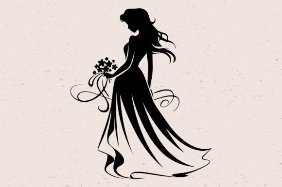 Elegant Woman Silhouette SVG Review for Real Embroidery
