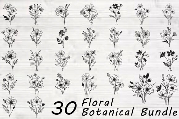 Floral Botanical Bundle Review for Real Embroidery