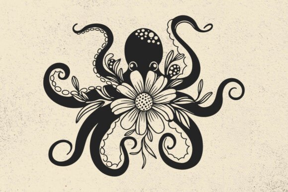 Octopus Svg, Daisy Svg, Flower SVG: A Designer's Stitch Test