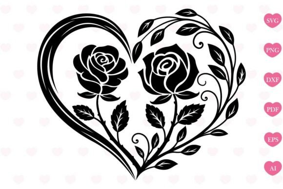 Real Review: Flower Heart Svg for Embroidery Projects