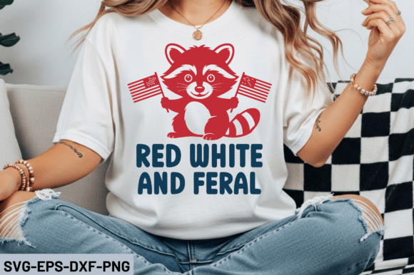 Red White and Feral SVG Design Review