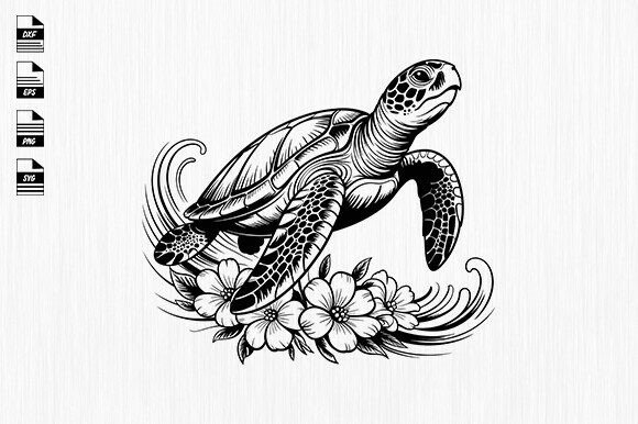 Sea Turtle with Flowers Svg: A Designer's Real-World Review