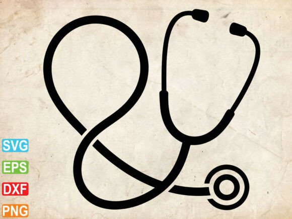 Stethoscope Svg, Nursing Svg Review for Real Embroidery Work